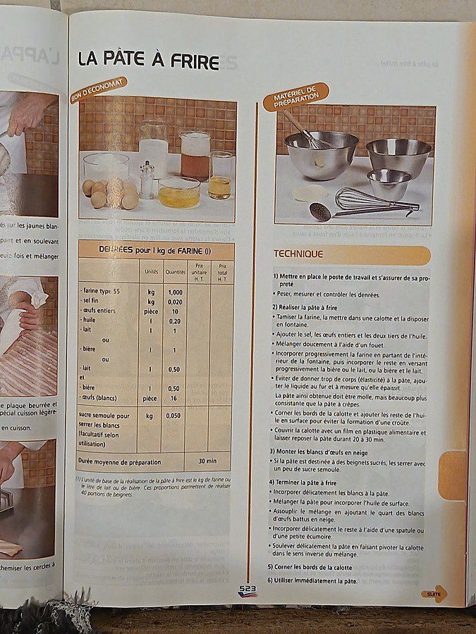 Scan LA PÂTE À FRIRE