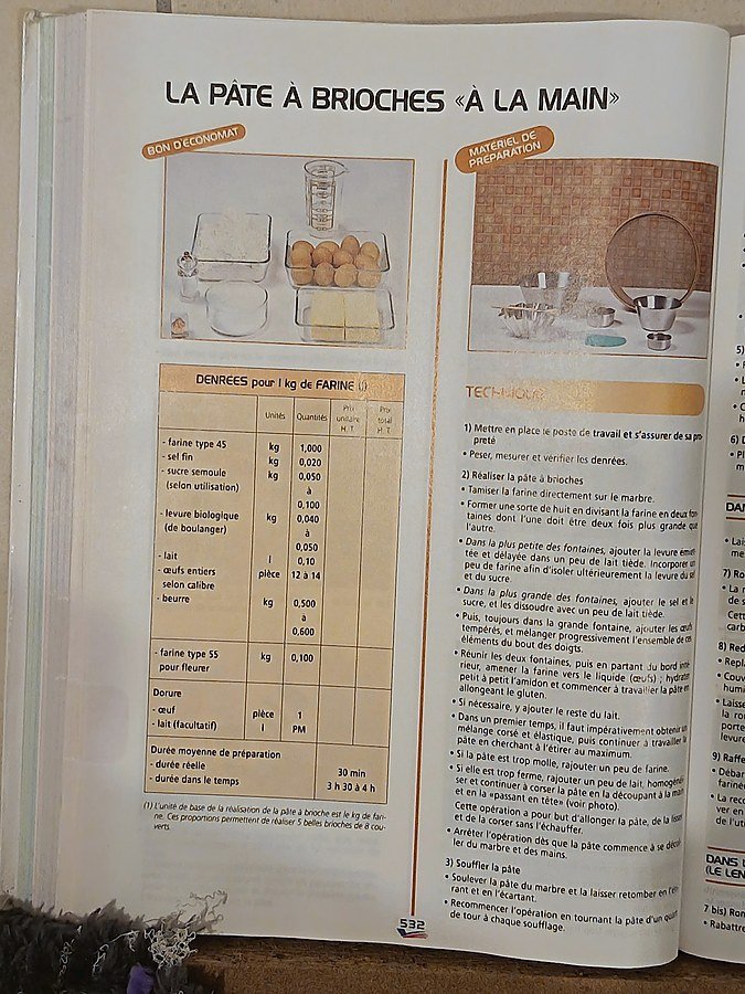 Scan LA PÂTE À BRIOCHES «À LA MAIN»