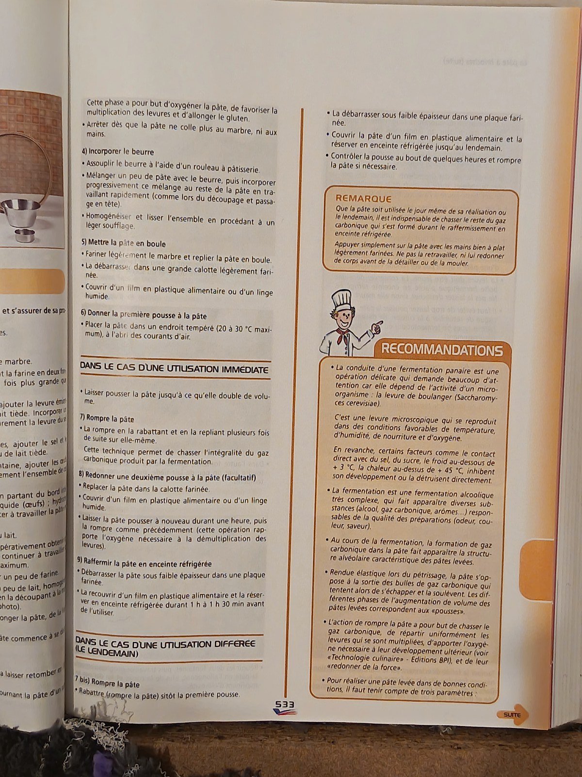Scan LA PÂTE À BRIOCHES — pousse et rompre
