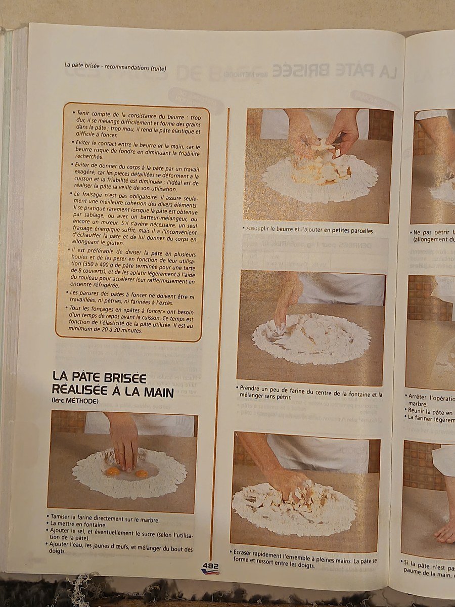 Scan LA PÂTE BRISÉE RÉALISÉE À LA MAIN